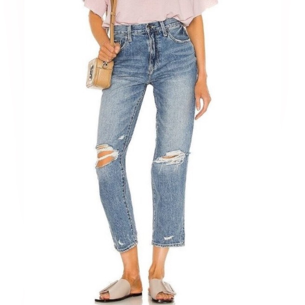 Pistola Presley High Rise Relaxed Roller Jeans, Sz 27